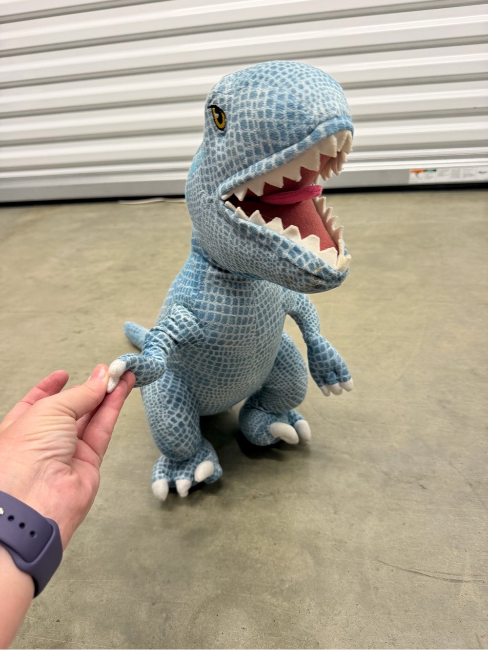Jurassic World Blue Velociraptor Plush Dinosaur Stuffed Animal Blue Raptor